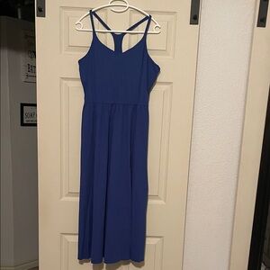 HALARA Royal Blue Midi Dress